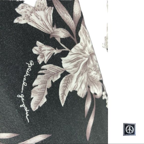 $10$ add SPIRITUAL gangster- MAYA floral kimono wrap with tie front & pockets. - Picture 5 of 13